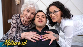Natasha Ink Brought Over an Old Granny to Join Them for a Anal Threesome! Natasha Ink Brought Over an Old Granny to Join Them for a Anal Threesome!