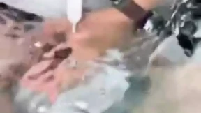 Mommy Takes Charge in Hot Tub Post-Dad's Exit: Hand Job Follies
