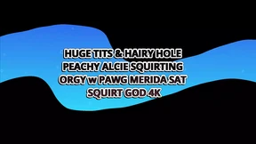 Hairy Pussy✌ & Big Tits Orgy with Alcie and Merida – Squirt Goddess Hairy Pussy✌ & Big Tits Orgy with Alcie and Merida – Squirt Goddess