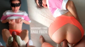 Morning workout made my roommate's cock hard and he fucked me in the ass Morning workout made my roommate's cock hard and he fucked me in the ass