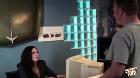She was in the ofice when these fellas came to fuck her asshole damn hard She was in the ofice when these fellas came to fuck her asshole damn hard