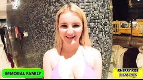Stepbrothers bang cherry kissed Eliza Eves in group sex orgy with brutal raw f*cking Stepbrothers bang cherry kissed Eliza Eves in group sex orgy with brutal raw f*cking