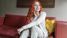 Redhead aces job interview after having rough sex with the casting agent Redhead aces job interview after having rough sex with the casting agent