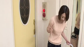 Hot Japanese Housewife Pleases Her Master Post-Cleaning