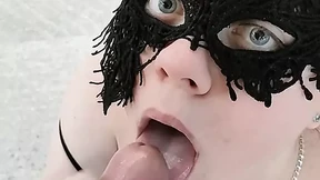 Filthy cock&#x1F346;-sucking and spunk-drinking Darn on nipples Tasty