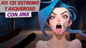 Spanish JOI CEI Extreme and disgusting with Jinx from League of legends Spanish JOI CEI Extreme and disgusting with Jinx from League of legends