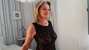 Martina West Rides In Sultry Black Bodystocking!