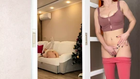 Stepmom Masturbates Together with Stepdaughter While Watching Her on New Year's Eve - Cumming Together Stepmom Masturbates Together with Stepdaughter While Watching Her on New Year's Eve - Cumming Together