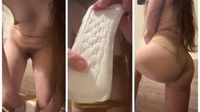 GRWM ASMR Changing panty liner in panties close-up, putting on nylon tights, dirty talk in Russian GRWM ASMR Changing panty liner in panties close-up, putting on nylon tights, dirty talk in Russian