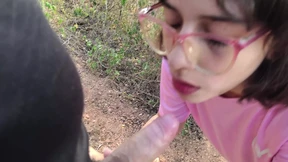 Wild Latina Teen Sucking Deep in Woods Wild Latina Teen Sucking Deep in Woods