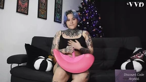 Sexy Slut abuses Vibrating Chair for Intense Orgasm&#x1F4A6;