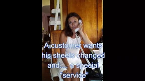 Sexy BnB Owner Gives Blowjob to Customer Sexy BnB Owner Gives Blowjob to Customer