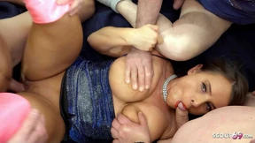 Raw, Unprotected Cum Fest Frenzy for Susi's Saggy German Big Tits