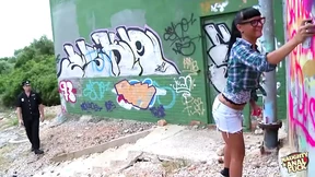 Cops Get Ass&#x1F351; Fisted For Vandalism