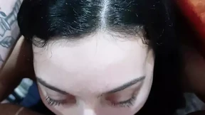 Surprise under the table Argentinian girl gets playful