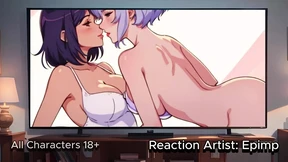 Reacting to HOT Anime Lesbians Reacting to HOT Anime Lesbians