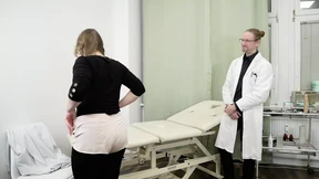 Medical examination turns erotic - doctor does a thorough examination outside and in!