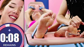 Italian Beauty Layla Extreme SFW Tickling Challenge - Girl Giggles and Gets Her Feet Tickled by Talia Mint Italian Beauty Layla Extreme SFW Tickling Challenge - Girl Giggles and Gets Her Feet Tickled by Talia Mint