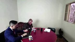 Dirty Secretary Gets Slammed by Boss Boy Toy