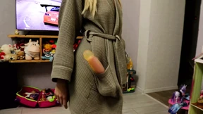 The husband caught his wife fucking herself with a rubber dick in the shower The husband caught his wife fucking herself with a rubber dick in the shower