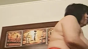 slut milf likes big red panties she loves them