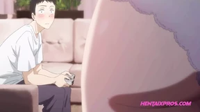 Virgin Gamer gets his cock sucked for the first time by bored horny blonde step sis - Uncensored Hentai Virgin Gamer gets his cock sucked for the first time by bored horny blonde step sis - Uncensored Hentai