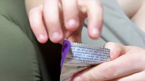 Fast Morning Handjob with Condom Fast Morning Handjob with Condom