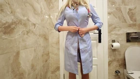 nurse in the hospital toilet masturbates and makes a video on the phone for her subscribers nurse in the hospital toilet masturbates and makes a video on the phone for her subscribers