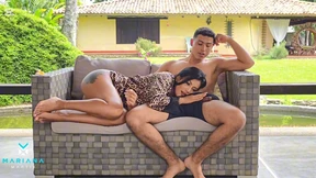 My stepsister surprises me with a blowjob while we watch a movie - Mariana Martix & Angel Cruz My stepsister surprises me with a blowjob while we watch a movie - Mariana Martix & Angel Cruz