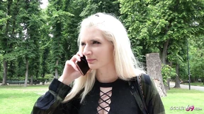 GERMAN SCOUT - SKINNY COLLEGE TEEN REAL PUBLIC PICKUP FUCK