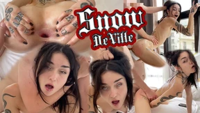 Daddy Fucks Petite Goth's Accessory At Will