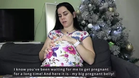 Horny🥵 Expecting Mommy Receives Cum On Belly In Passionate Session Horny🥵 Expecting Mommy Receives Cum On Belly In Passionate Session
