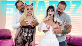 Don’t We Look Hot? Stepdaughters Take It Too Far With Their Halloween Costume and Receive a Deick Swapping Lesson They’ll Never