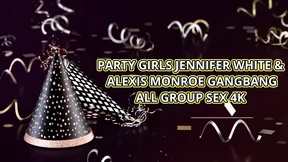 Alexis Monroe, Jennifer White And Rikki Six's Horny Orgy!