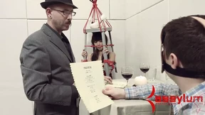 Asian Marica Hase gets brutal anal degradation and bondage