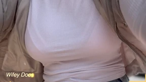 Wifey is out braless on the bike with her perfect tits