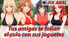 JOI AnaI ASMR Prepare your best toys Several Spanish voices!