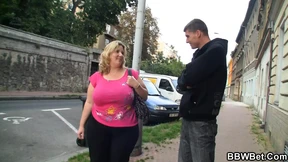 Hot blonde fatty nailed hard by horny dude