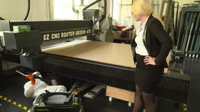 Nerdy blonde boss walks in the workroom and got her pussy licked and fucked Nerdy blonde boss walks in the workroom and got her pussy licked and fucked