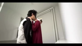 SEX with a married woman in the morning on the roof of the workplace