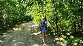 I went for a walk without panties, daring to undress and run naked It was exhilarating and risky! I went for a walk without panties, daring to undress and run naked It was exhilarating and risky!