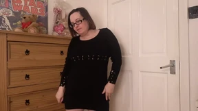 Striptease in Black Woollen minidress Striptease in Black Woollen minidress
