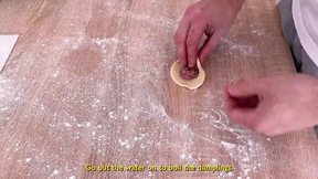 My stepsister was hungry and I made her dumplings and fucked her