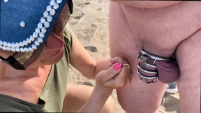short sequence of humiliation of a dominatrix on a submissive in a chastity cage part 3 short sequence of humiliation of a dominatrix on a submissive in a chastity cage part 3