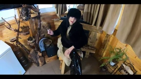 Mature MILF Deep Throat On Fur & Heels, Scene 204