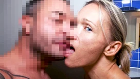hot 5 stars milf caught in bathroom and fucked in bed!!!