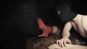 Crawling & Licking: Red Heels Submission Seduction