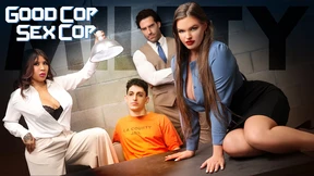 Blowjob brokers Bambi & Bunny banged nasty Nick's pipes in a sordid scandal Blowjob brokers Bambi & Bunny banged nasty Nick's pipes in a sordid scandal