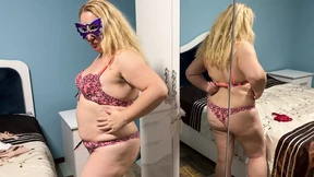 Zara shows off her seductive moves in lingerie once again