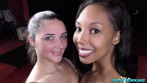Hot Teens servicing Multiple Throbbing Dicks Virginity Lost
